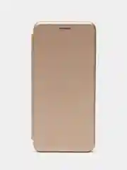Золотой чехол книжка на Xiaomi Redmi A1 Plus, Redmi A2 Plus на магните, с функцией подставки