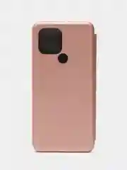 Розовый чехол книжка на Xiaomi Redmi A1 Plus, Redmi A2 Plus на магните, с функцией подставки