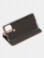 Розовый чехол книжка на Xiaomi Redmi A1 Plus, Redmi A2 Plus на магните, с функцией подставки