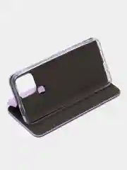 Сиреневый чехол книжка на Xiaomi Redmi A1 Plus, Redmi A2 Plus на магните, с функцией подставки