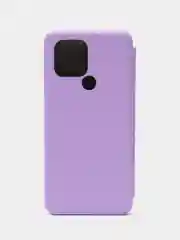 Сиреневый чехол книжка на Xiaomi Redmi A1 Plus, Redmi A2 Plus на магните, с функцией подставки