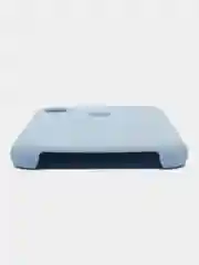 Серый металлик чехол Silicone Case для iPhone XR, с открытым низом