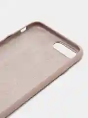 Бежевый меланж чехол Silicone Case для iPhone 7/8 Plus