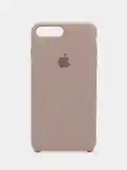 Бежевый меланж чехол Silicone Case для iPhone 7/8 Plus
