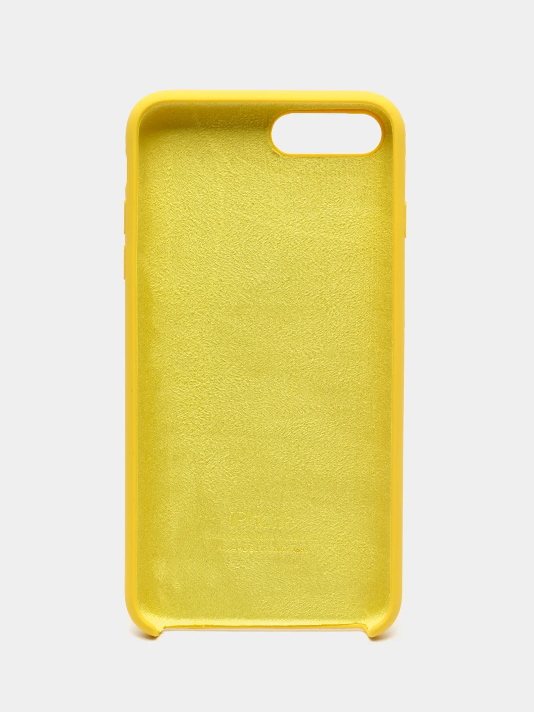 Желтый чехол Silicone Case для iPhone 7/8 Plus