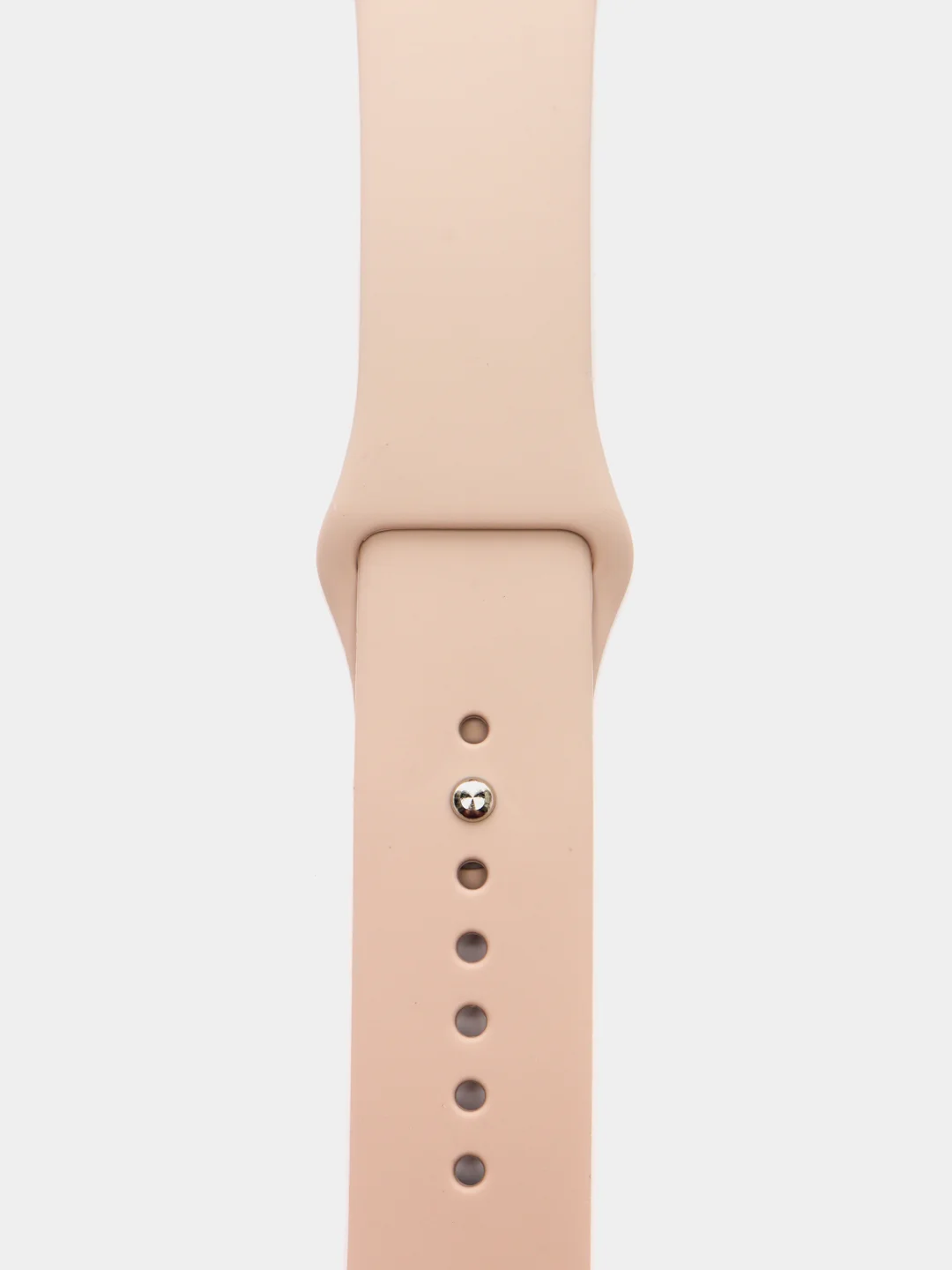 Бежевый меланж бампер с защитным стеклом и ремешком для Apple Watch
