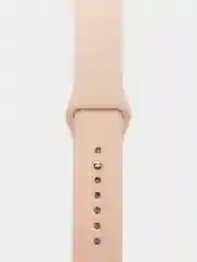 Бежевый меланж бампер с защитным стеклом и ремешком для Apple Watch