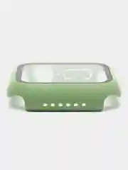 Мятный бампер с защитным стеклом и ремешком для Apple Watch