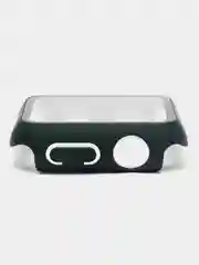 Тёмно-зелёный бампер с защитным стеклом и ремешком для Apple Watch