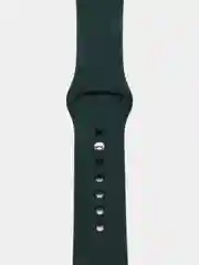 Тёмно-зелёный бампер с защитным стеклом и ремешком для Apple Watch