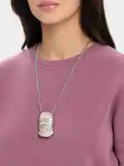Серебряный цепочка на шею "Балаклава", унисекс, 4 цвета, 75 см