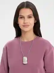 Серебряный цепочка на шею "Балаклава", унисекс, 4 цвета, 75 см