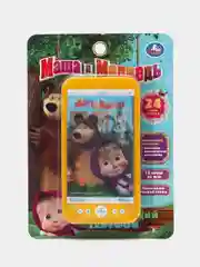 Желтый детский музыкальный телефон