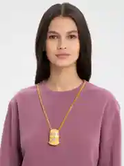 Золотой цепочка на шею "Балаклава", унисекс, 4 цвета, 75 см