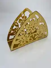 Салфетница металлическая, золото, серебро