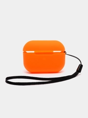 Чехол силиконовый защитный для Apple AirpPods 1 / 2 / 3 / Pro / Pro2, с карабином
