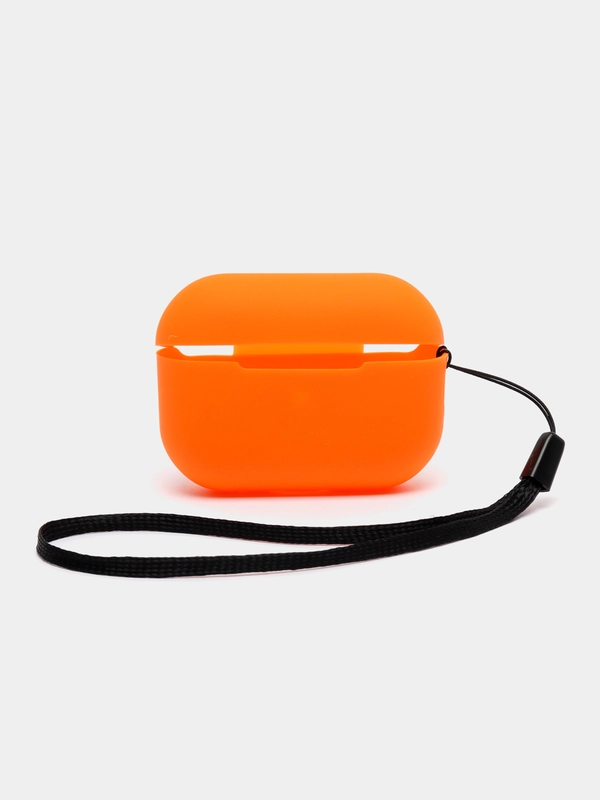 Чехол силиконовый защитный для Apple AirpPods 1 / 2 / 3 / Pro / Pro2, с карабином