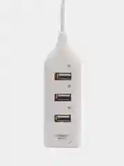 Белый разветвитель USB HUB 2.0 NN-HB004 на 4 порта