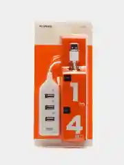 Белый разветвитель USB HUB 2.0 NN-HB004 на 4 порта