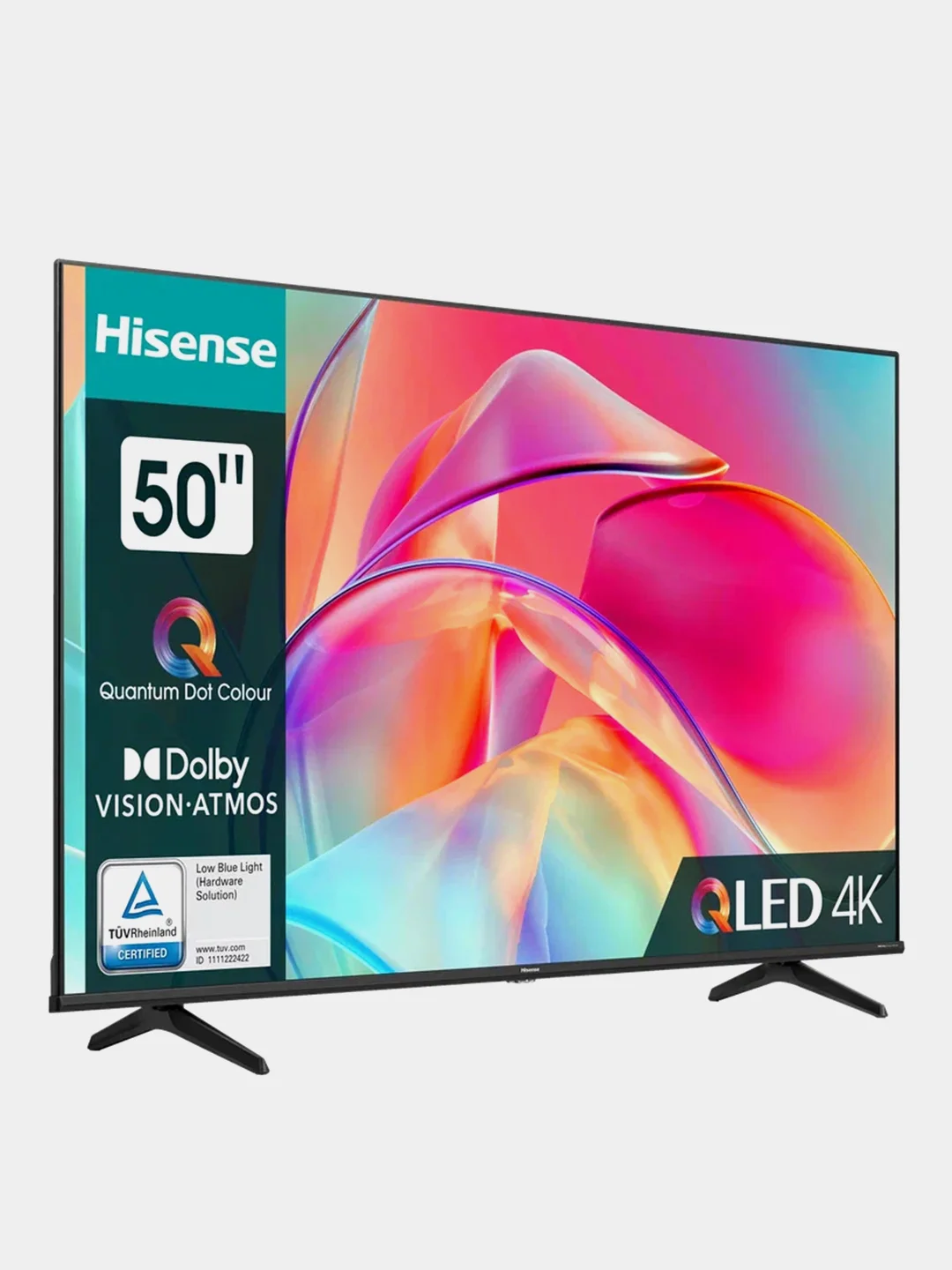 Телевизор QLED Hisense 50" 50E7KQ, UHD 4K Smart TV/Wi-Fi/Bluetooth