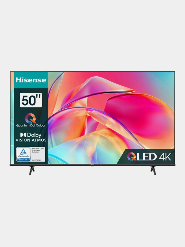 Телевизор QLED Hisense 50" 50E7KQ, UHD 4K Smart TV/Wi-Fi/Bluetooth