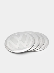 Наклейки на диски, колпаки Wolksvagen, изогнутые, Фольцваген, 4 штуки