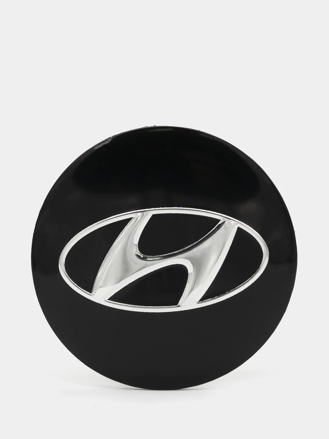 Наклейки на диски, колпаки Hyundai сферическая, изогнутая, Хёндэ 56 мм, 4 штуки