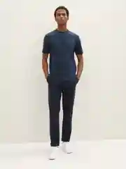 Синий брюки мужские Tom Tailor прямые