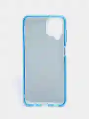 Голубой чехол Samsung Galaxy A12 / M12, Самсунг Галакси А12 / М12 блестящий сияющий