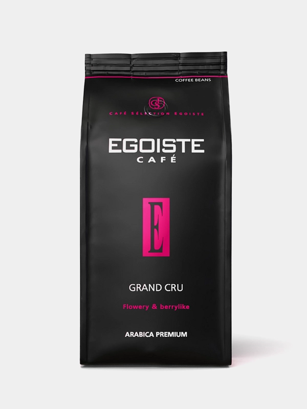 Кофе в зернах EGOISTE Grand Cru, полимерная упаковка, 250г