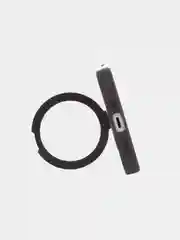 Белый чехол MagSafe для iPhone 14 пластиковый с силиконом BROSCORP с бортиком защитой камер
