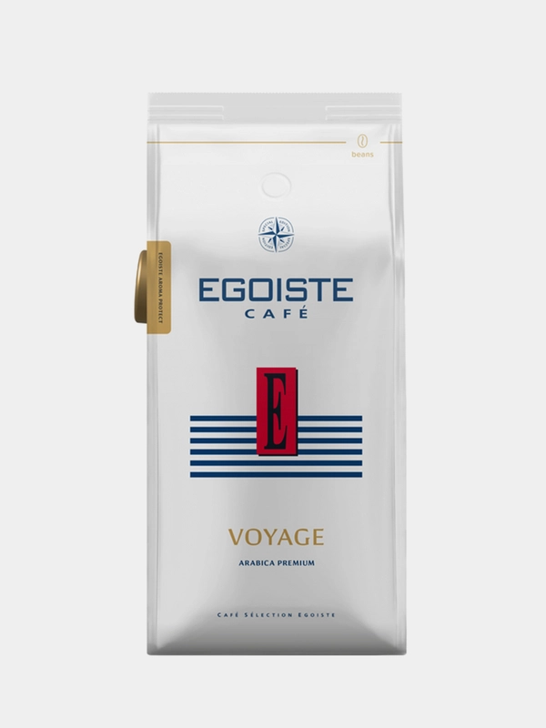 Кофе в зернах EGOISTE Voyage, полимерная упаковка, 1000г