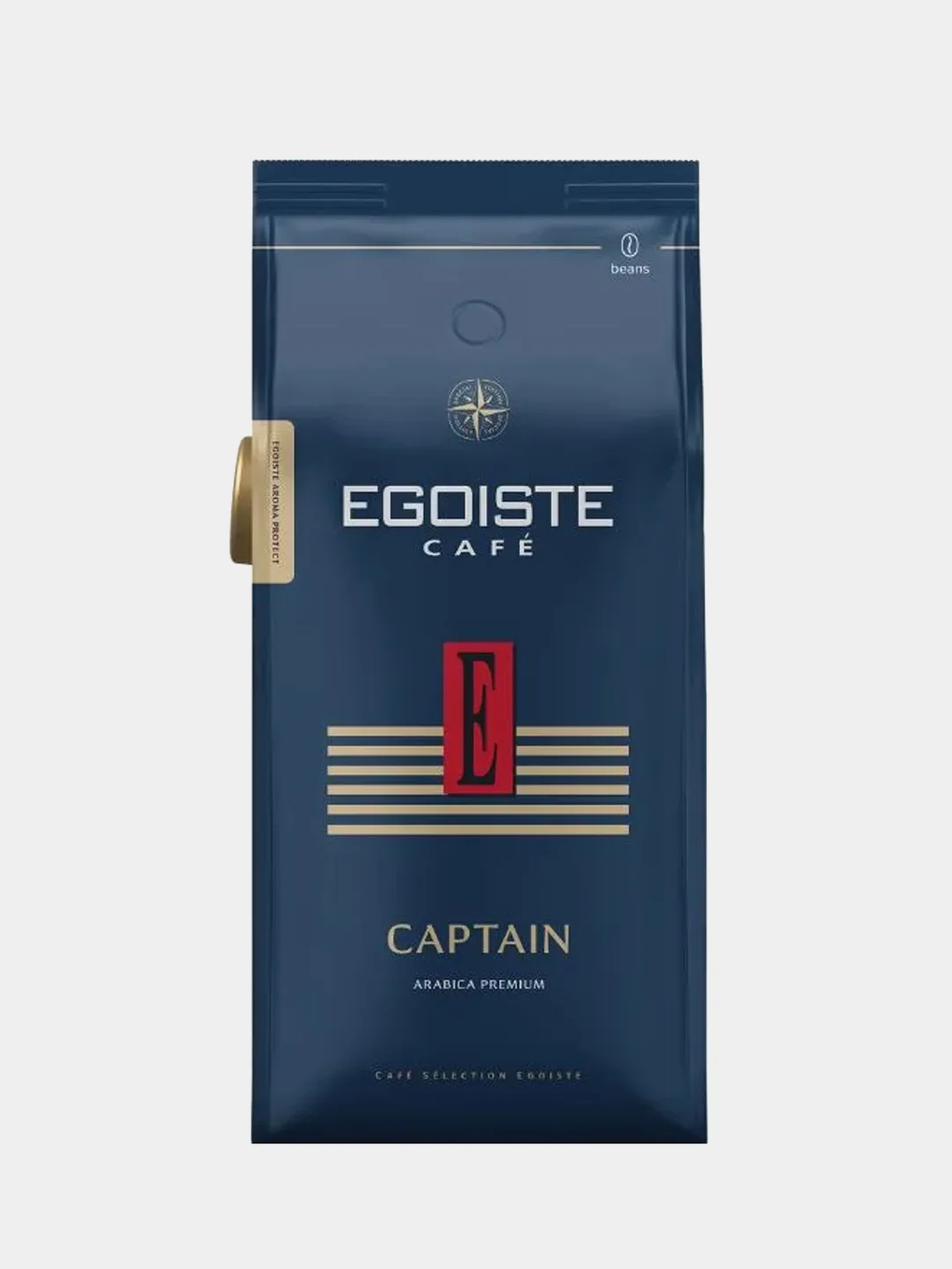 Кофе в зернах EGOISTE Captain, полимерная упаковка, 250г