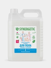 Средство для мытья пола и поверхностей SYNERGETIC "Нежная чистота", 5л