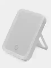 Белый зеркало настольное косметическое сенсорное с подсветкой и USB зарядкой