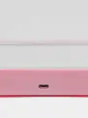 Розовый зеркало настольное косметическое сенсорное с подсветкой и USB зарядкой