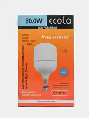 Лампа светодиодная Ecola High Power LED Premium 80W, 220V, E27/E40