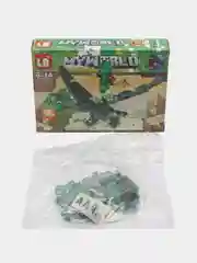 Тёмно-зелёный конструктор майнкрафт, дом на дереве, деревня Minecraft, дракон, остров сокровищ, крепость