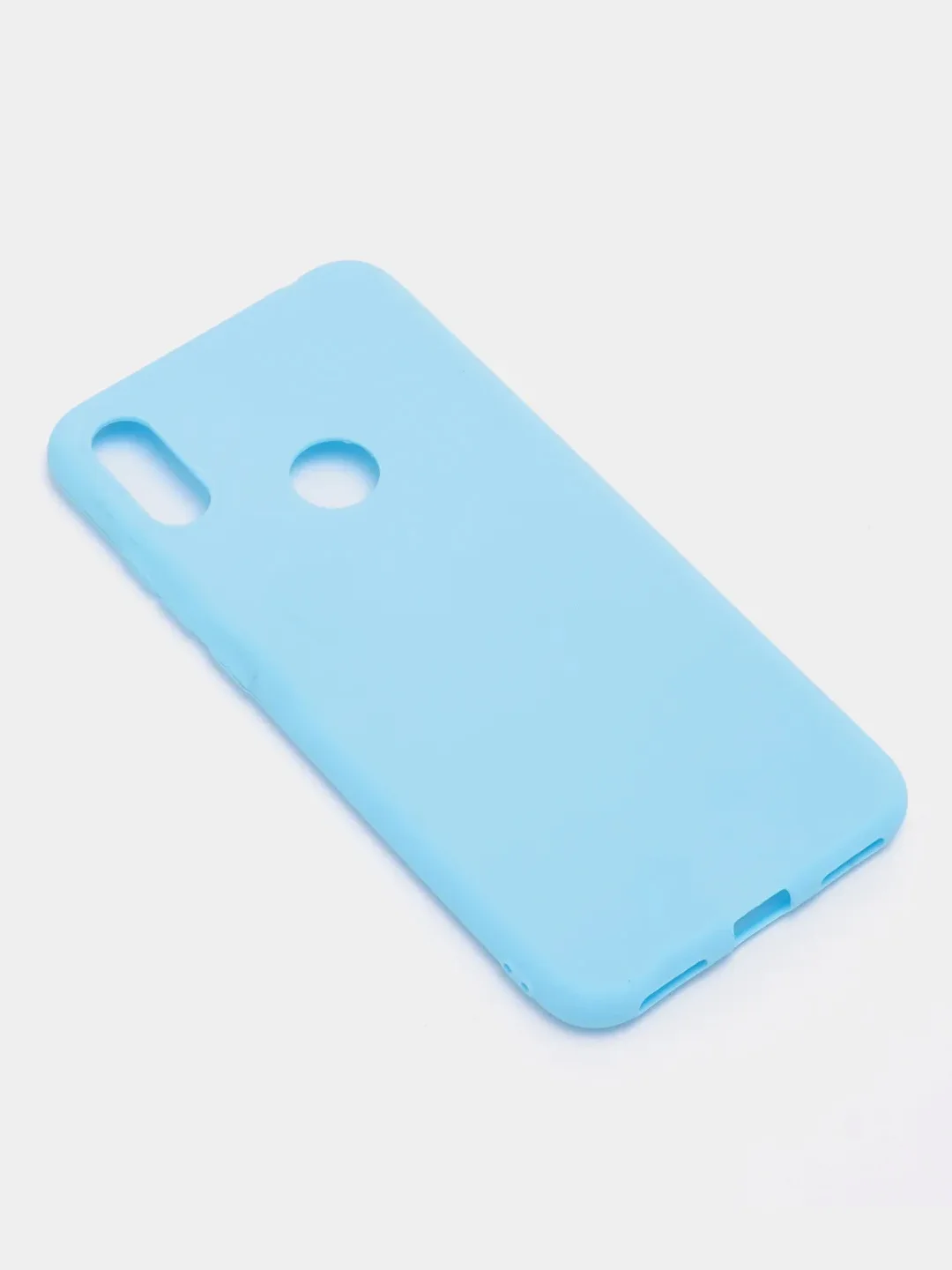 Голубой чехол Honor 8A / 8A Prime / Huawei Y6 2019 / Y6 Prime 2019 / Y6s силиконовый