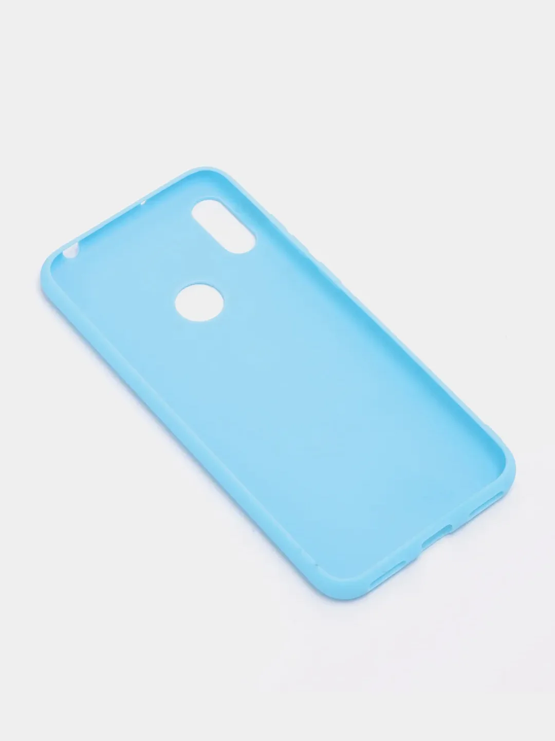 Голубой чехол Honor 8A / 8A Prime / Huawei Y6 2019 / Y6 Prime 2019 / Y6s силиконовый