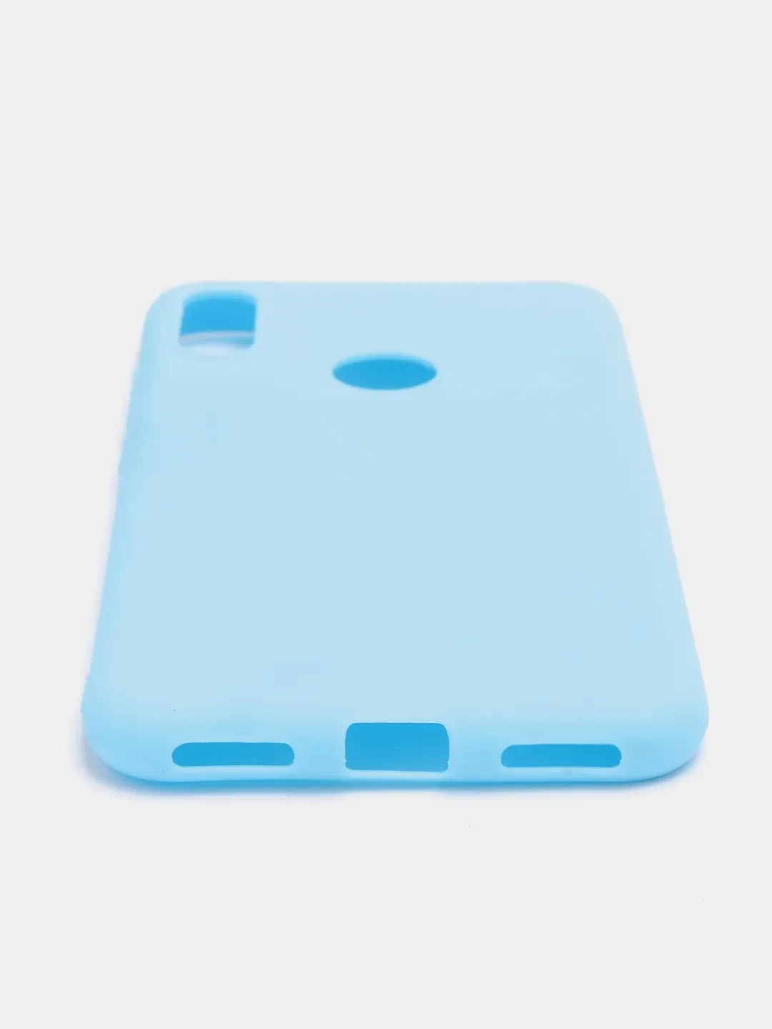 Голубой чехол Honor 8A / 8A Prime / Huawei Y6 2019 / Y6 Prime 2019 / Y6s силиконовый