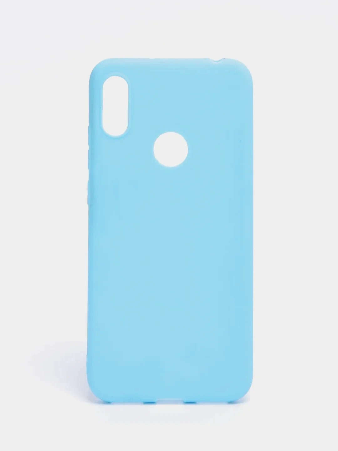 Голубой чехол Honor 8A / 8A Prime / Huawei Y6 2019 / Y6 Prime 2019 / Y6s силиконовый