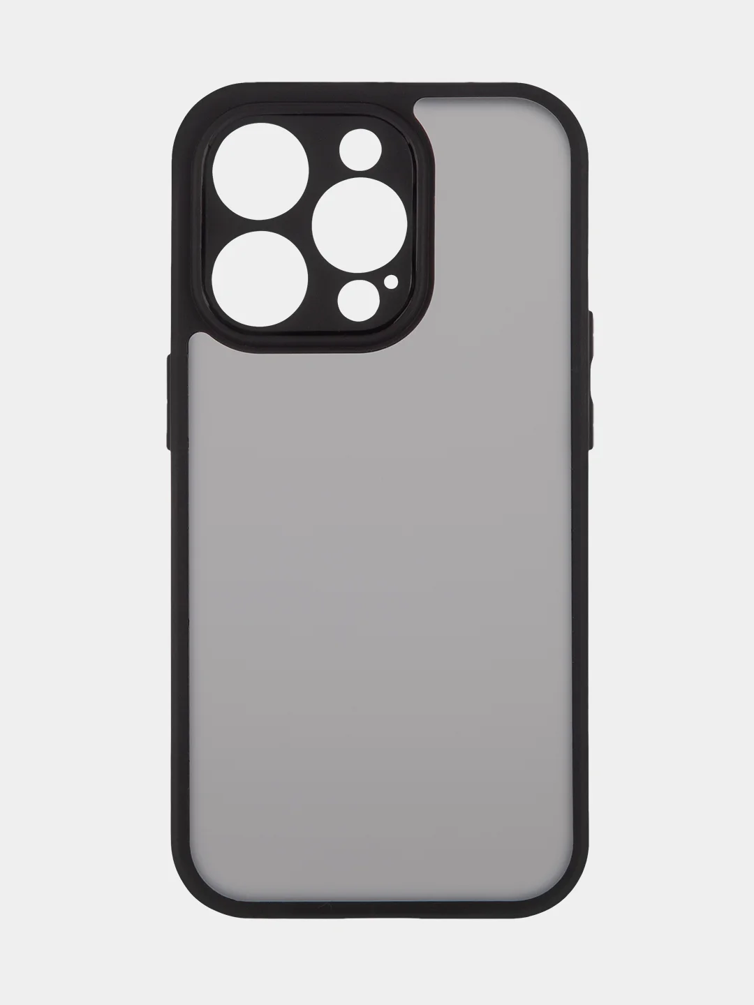 Черный чехол для Apple iPhone 14/14 Pro/14 Pro Max пластиковый BROSCORP с силиконовой защитой