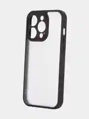Белый чехол для Apple iPhone 14/14 Pro/14 Pro Max пластиковый BROSCORP с силиконовой защитой
