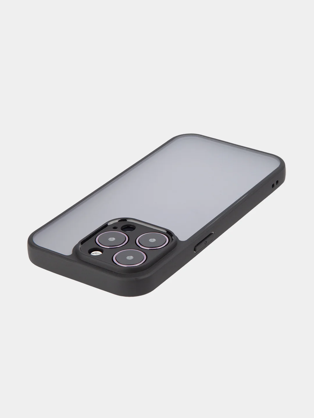 Белый чехол для Apple iPhone 14/14 Pro/14 Pro Max пластиковый BROSCORP с силиконовой защитой