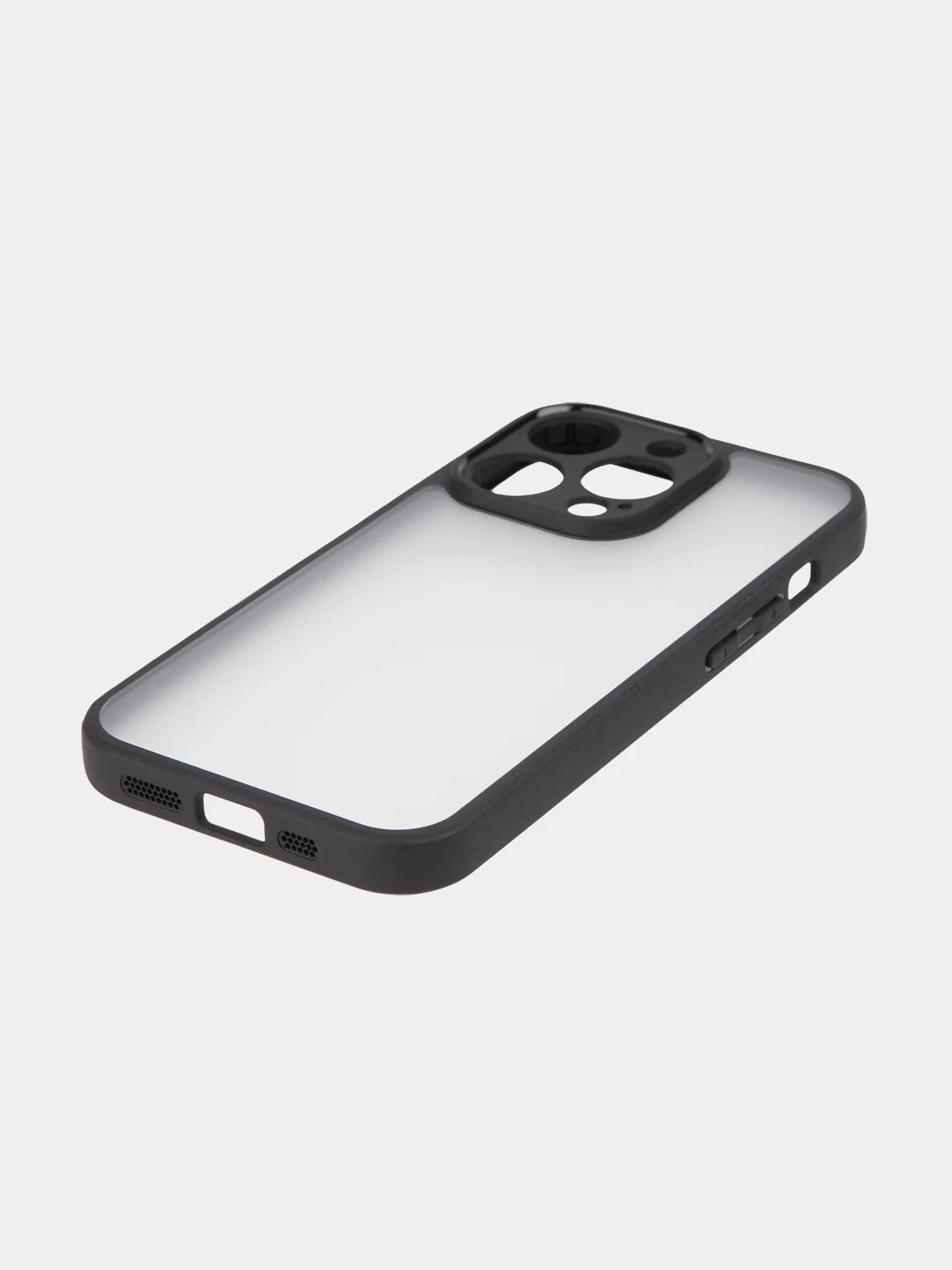 Белый чехол для Apple iPhone 14/14 Pro/14 Pro Max пластиковый BROSCORP с силиконовой защитой