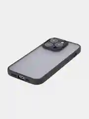 Белый чехол для Apple iPhone 14/14 Pro/14 Pro Max пластиковый BROSCORP с силиконовой защитой