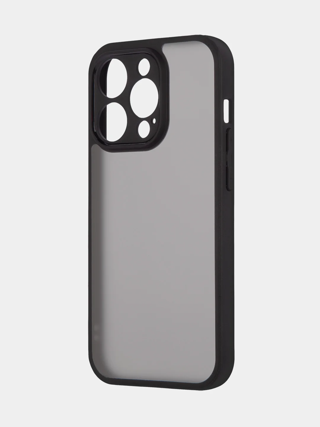 Черный чехол для Apple iPhone 14/14 Pro/14 Pro Max пластиковый BROSCORP с силиконовой защитой