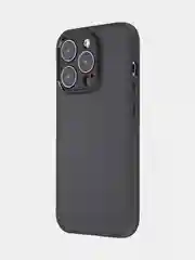 Черный чехол для Apple iPhone 14/14 Pro/14 Pro Max пластиковый BROSCORP с силиконовой защитой