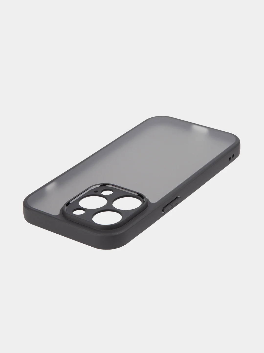 Черный чехол для Apple iPhone 14/14 Pro/14 Pro Max пластиковый BROSCORP с силиконовой защитой